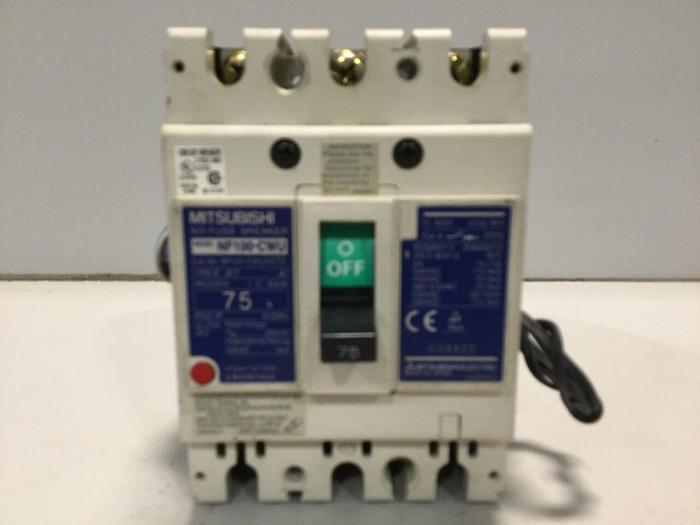Used MITSUBISHI No-Fuse Breaker NF100-CWU #108834