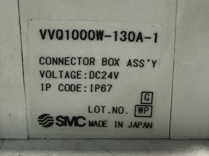 Used SMC Connector Box VVQ1000W-130A-1 #120761