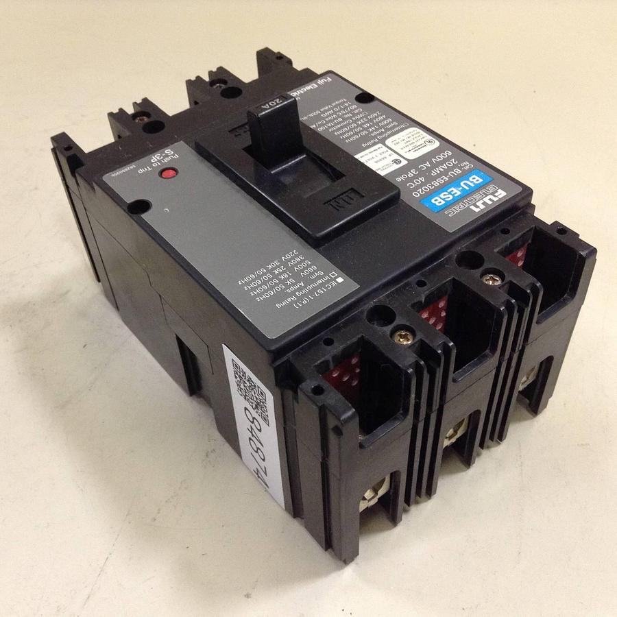 Used FUJI ELECTRIC 20 Amp Circuit Breaker BU-ESB3020 Used