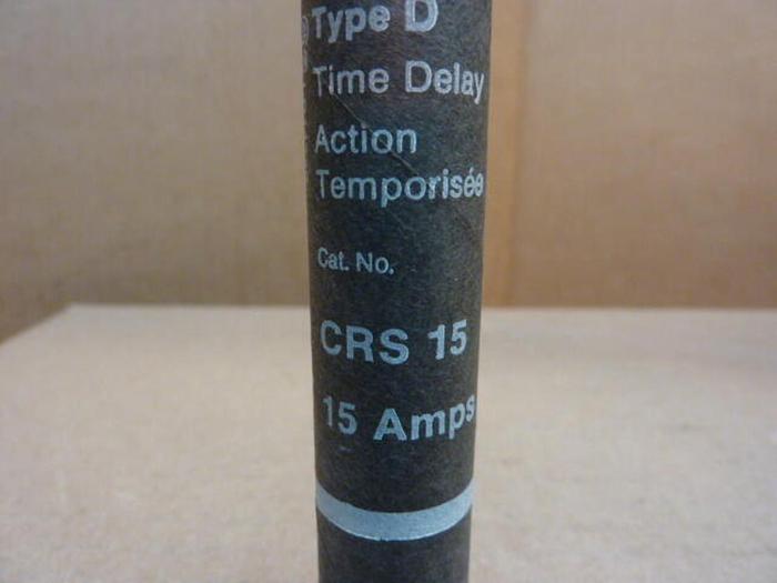 Used GOULD / SHAWMUT 15 Amp Fuse CRS15 #33619