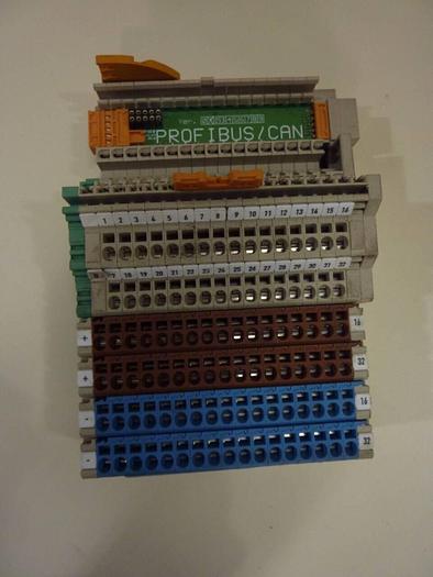 Used MOELLER Base Module / Terminal Block ZSB-1.5/16-S/S/+/+/-/- #42071