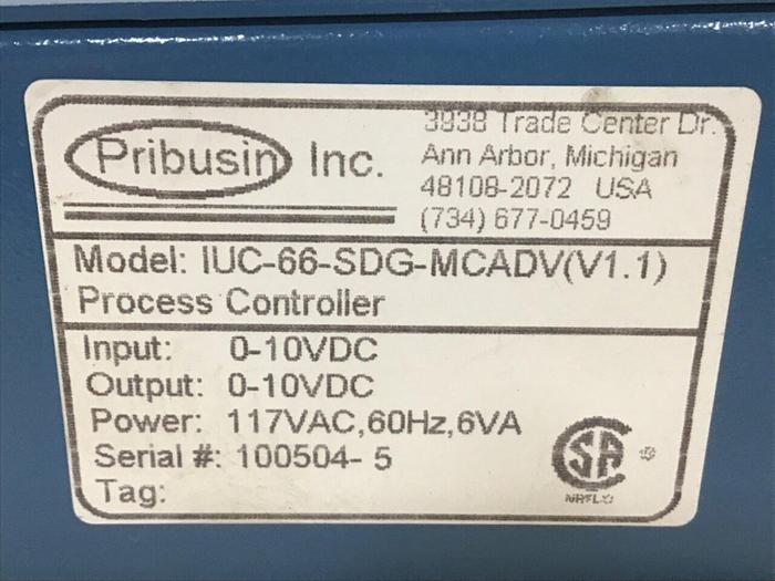 Used PRIBUSIN Process Controller IUC-66-SDG-MCADV #140622