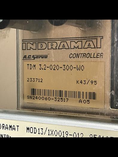 Used INDRAMAT TDM 3.2 -020-300-W0