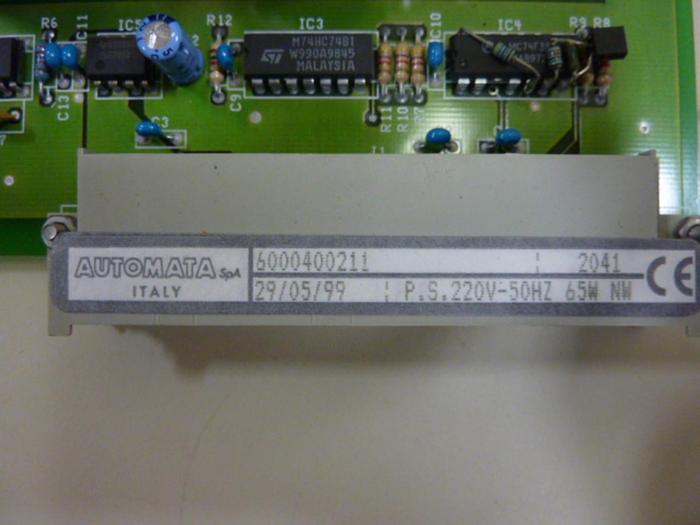 Used AUTOMATA Circuit Board 6000400211 #63187