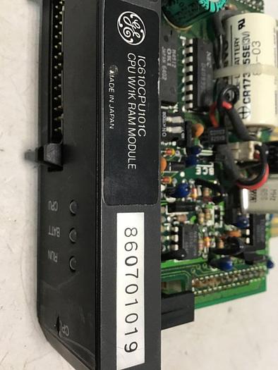 Used GENERAL ELECTRIC (G.E.) CPU Module IC610CPU101C #129260