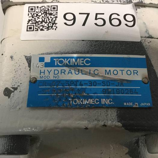 Used TOKIMEC Hydraulic Motor CR-07-5PT4-30-SD-JA-S103-J #97569