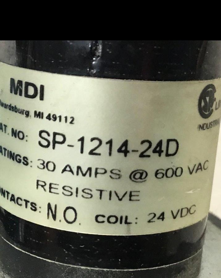 Used MDI Contactor Relay SP-1214-24D USED