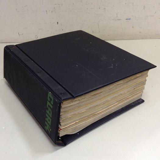 Used CLARK EQUIPMENT Various Manuals SCR MANUALS #71087