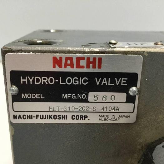 Used NACHI Valve HLT-G10-2C2-S-4104A #97100