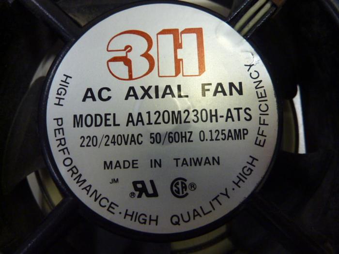 Used 3H AC Axial Fan AA120M230H-ATS USED