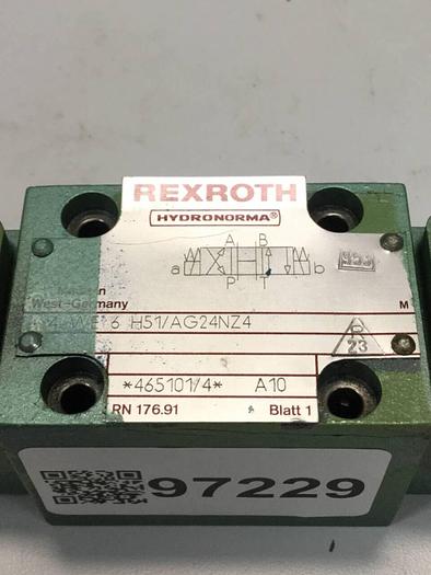 Used REXROTH Valve 4WE6H51AG24NZ4 #97229