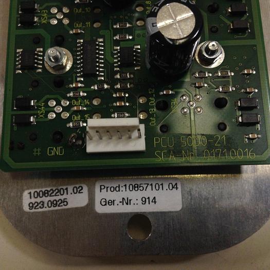 Used SCA SCHUCKER Adhesive Metering System PCU 5000-21 #85898