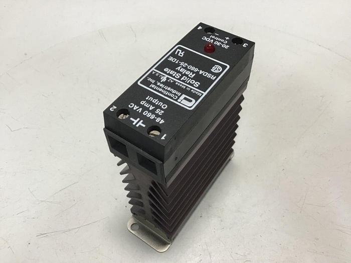 Used CONTINENTAL INDUSTRIES Solid State Relay RSDA-660-25-1DE #134759