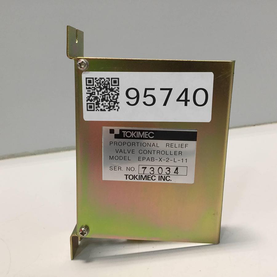 Used TOKIMEC Proportional Relief Valve Controller EPAB-X-2-L-11 Used