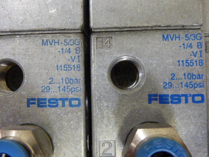 Used FESTO Control Block / Valve Terminal IFB8-02 #52875