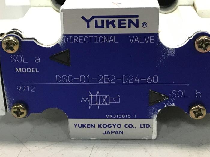 Used YUKEN Directional Valve DSG-01-2B2-D24-60 #129672