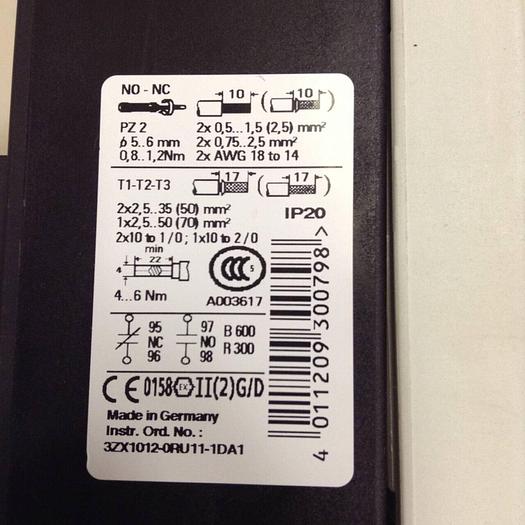 Used SIEMENS Overload Relay 3RU1 146-4MB0 USED #80953