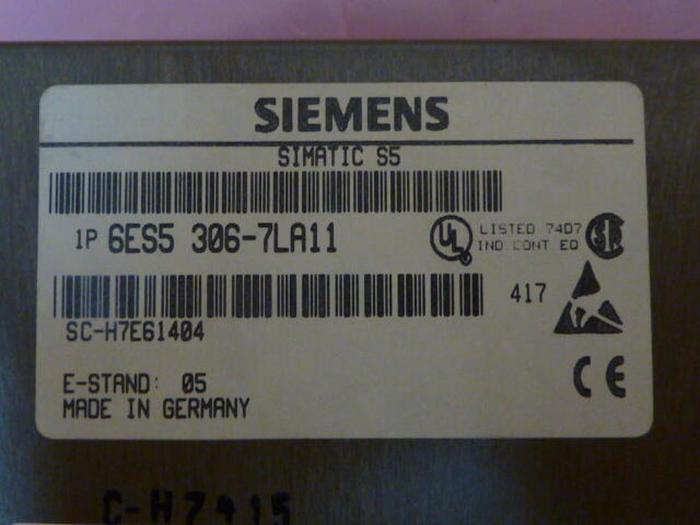 Used SIEMENS I/O Module 6ES5 306-7LA11 #37477