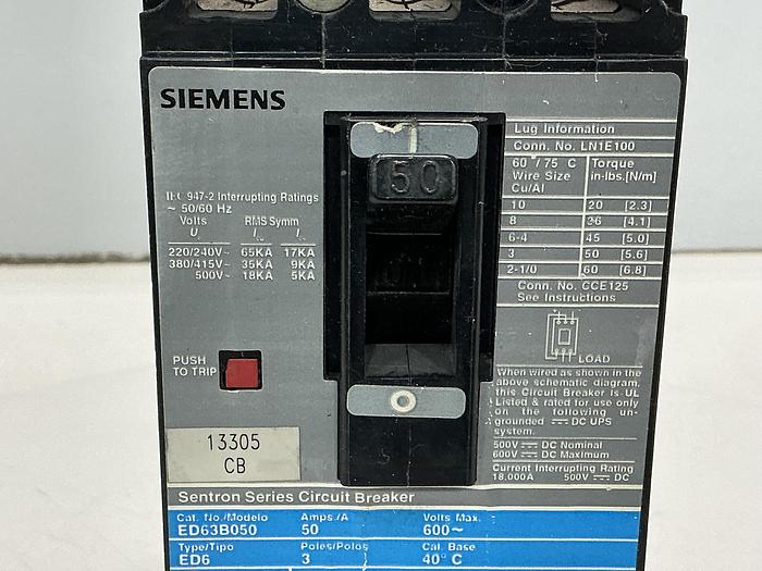 Used SIEMENS ED63B050