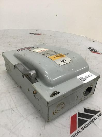 Used SIEMENS 30 Amp ITE Heavy Duty Vacu-Break F-351 #127058