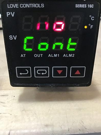 Used LOVE CONTROLS Temp Controller 16C-3 #144907