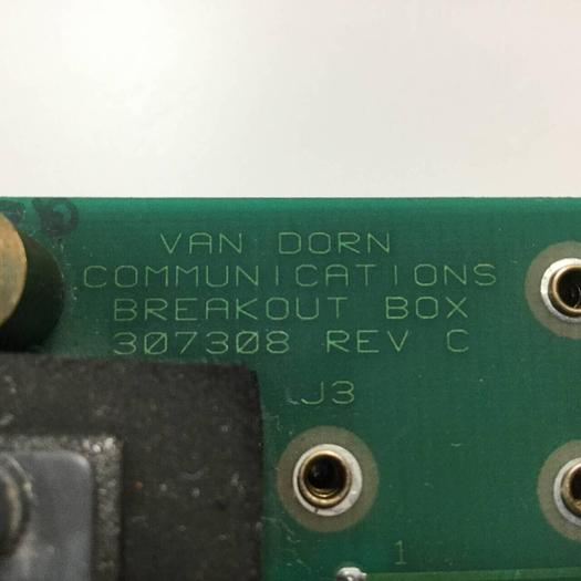 Used CINCINNATI MILACRON Communications Breakout Board 307308 #92747