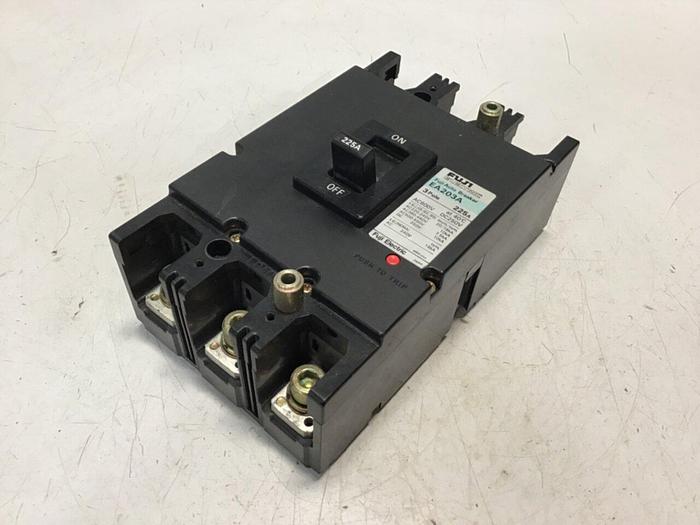 Used FUJI ELECTRIC 225 Amp Breaker EA203A-225A #135282