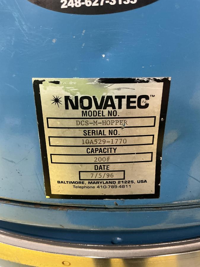 Used NOVATEC DCS-M-HOPPER