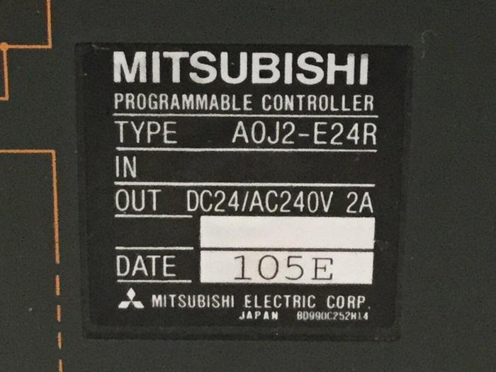 Used MITSUBISHI Programmable Controller A0J2-E24R #109357