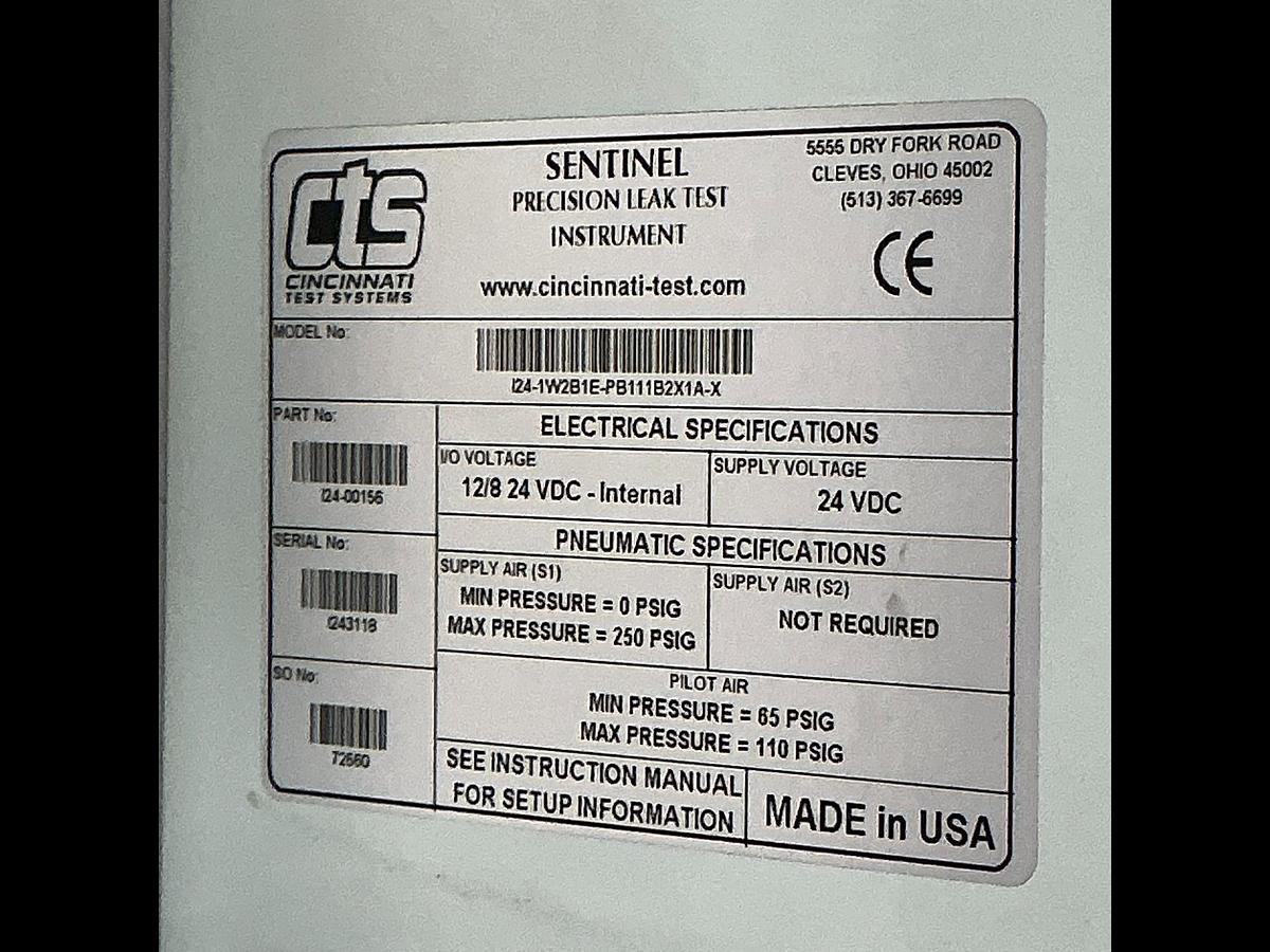 Used CTS 124-1W2B1E-PB111B2X1A-X