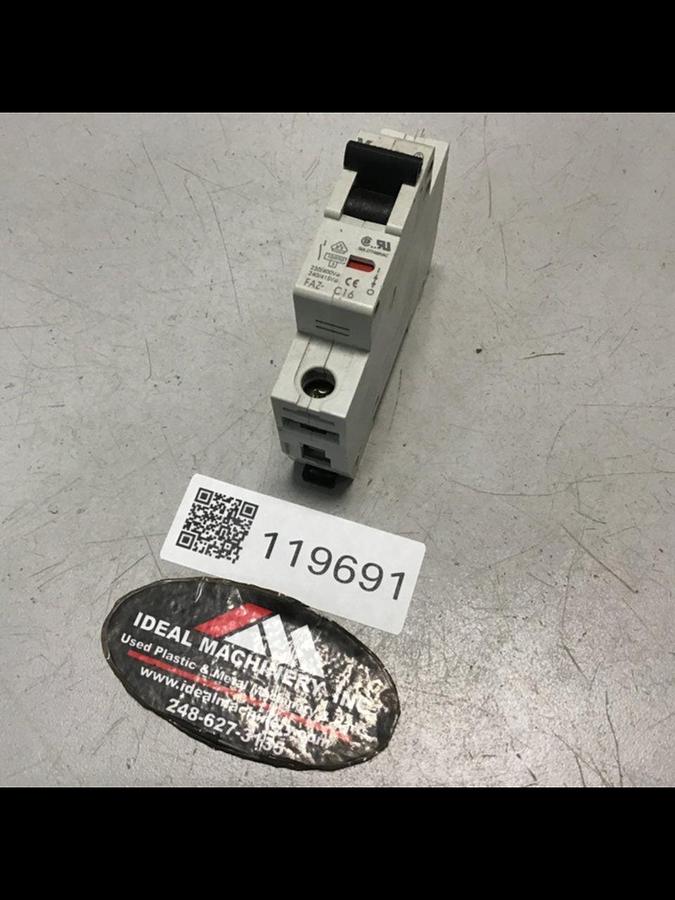 Used MOELLER Circuit Breaker 16 Amp FAZ-C16 Used #119691