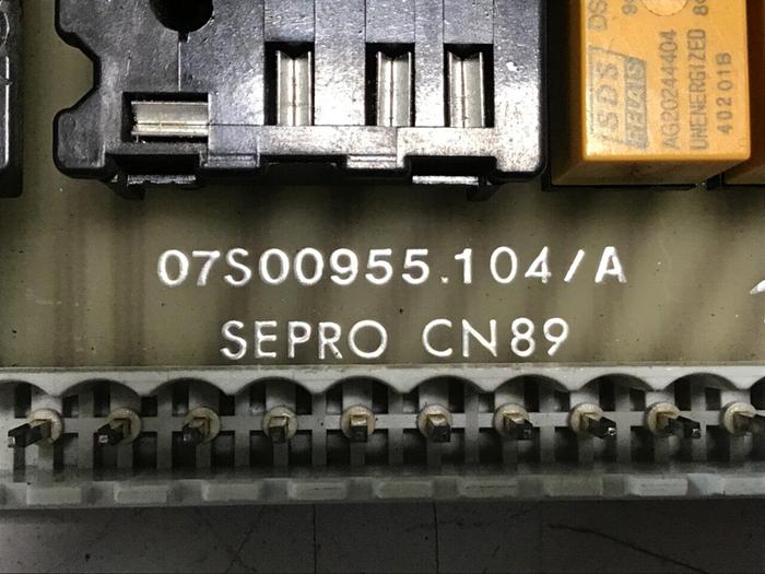 Used SEPRO ROBOTIQUE Circuit Board 07S00955.104/A #136877
