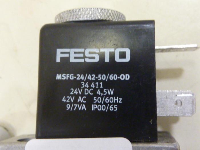 Used FESTO Solenoid Valve MFH-3-1/8-S #64063