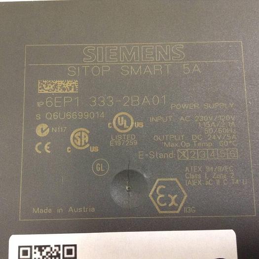 Used SIEMENS Power Supply 6EP1 333-2BA01 #85520