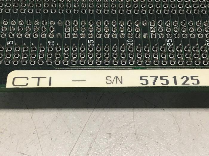 Used CTI Van Dorn Control Rack Board UNI 823 Z9711637B #116784