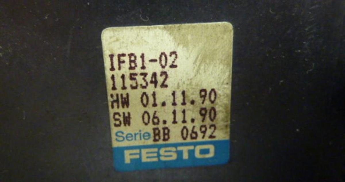 Used FESTO Control Block IFB1-02 Used