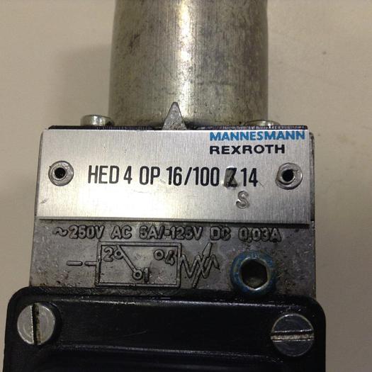 Used REXROTH Valve HED 4 0P 16/100 Z 14 #84261