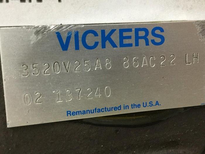 Used VICKERS Vane Pump 3520V25A886AC22LH Used