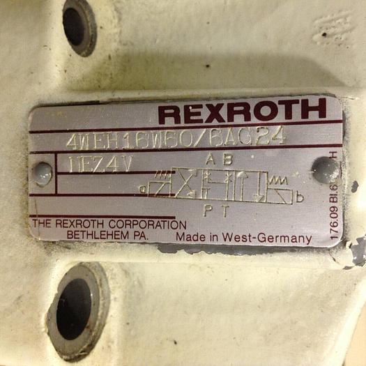 Used REXROTH Valve 4WEH16W60/6AG24NEZ4V #68493