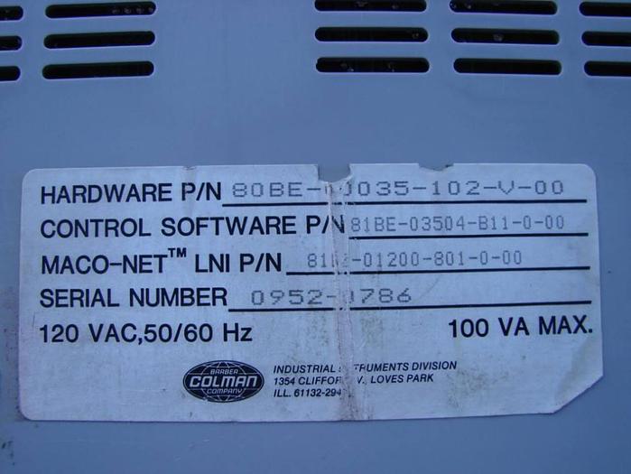 Used BARBER COLMAN Insta-Set Module 80BE-00035-102-V-00 Used