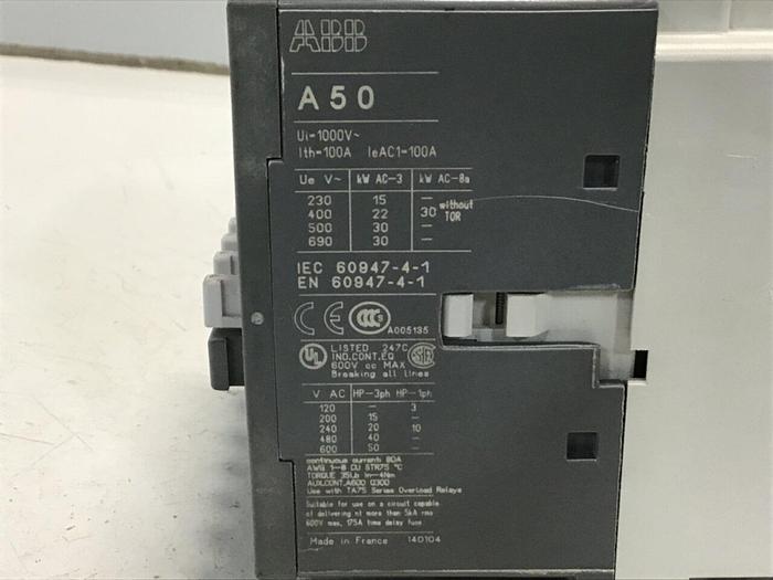 Used ABB Contactor A50-30 #125420