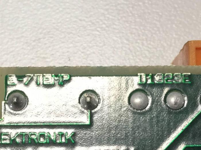 Used ELEKTRONIK Circuit Board E-7TEMP D1323E USed