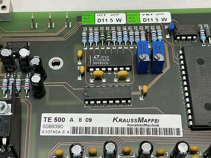 Used KRAUSS MAFFEI TE 500 A 8 09