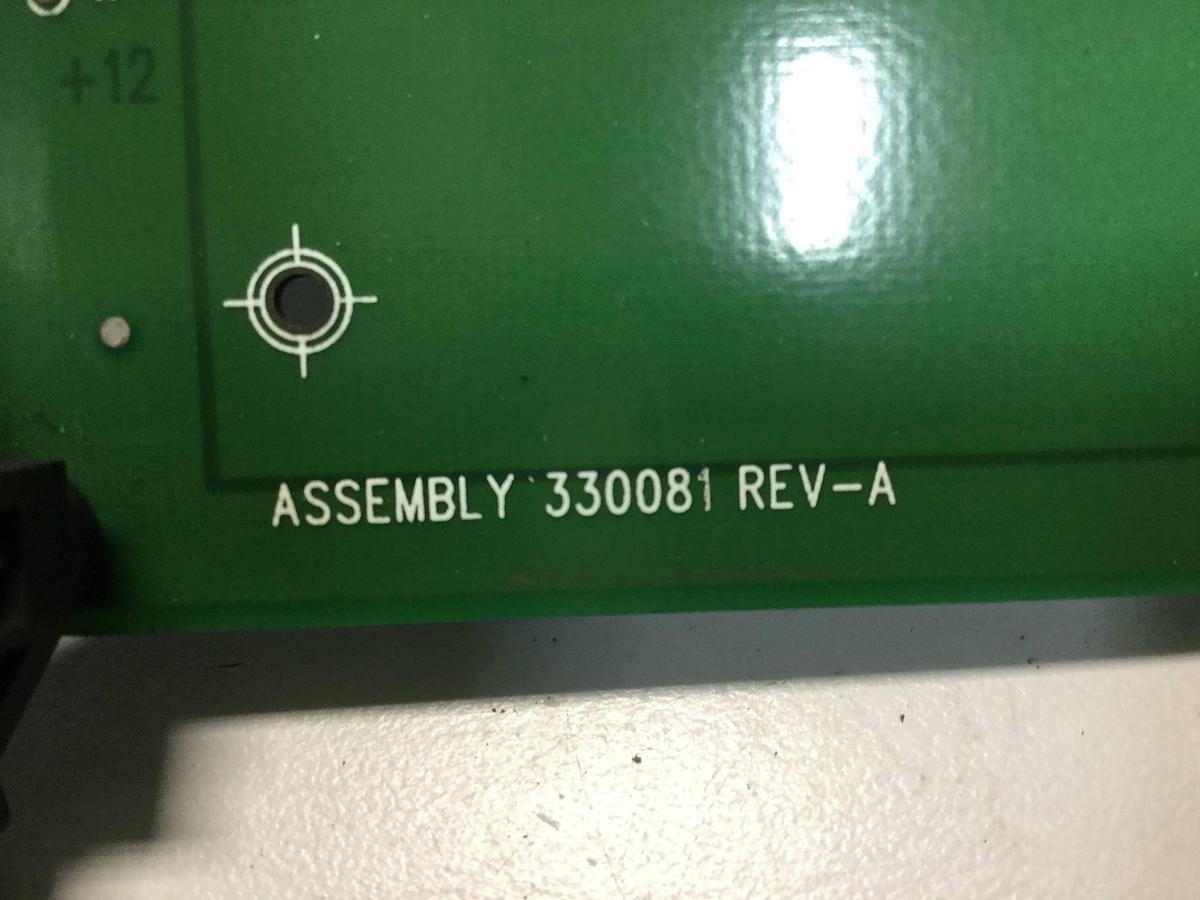 Used VAN DORN Communication Board PC330-081 330-081 Used