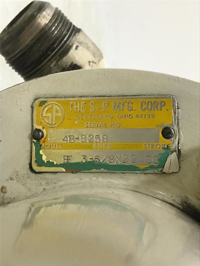 Used S-P MFG BE 3-5/8X22 CC Cylinder Used #143181