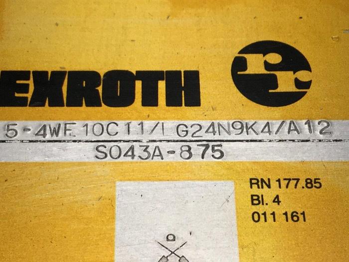Used REXROTH Solenoid Valve 54WE10C11/LG24N9K4/A12 #109933
