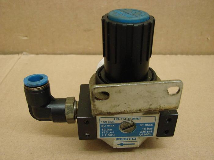 Used FESTO Pneumatic Valve LR-1/4-D-MINI #13597