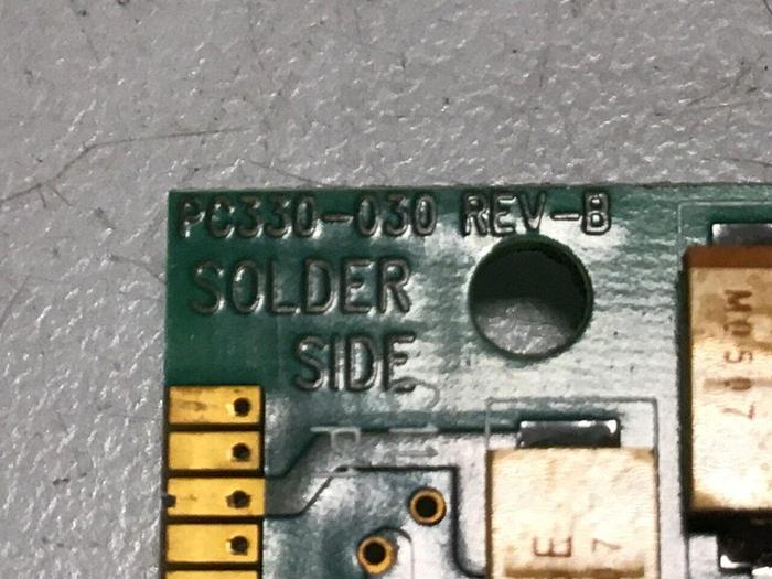 Used VAN DORN Temperature Circuit Board PC330-021 330-021 Used