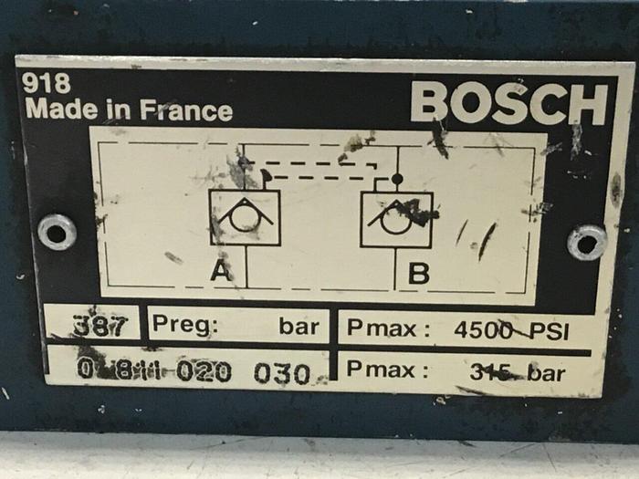 Used BOSCH Valve 0 811 020 030 Used