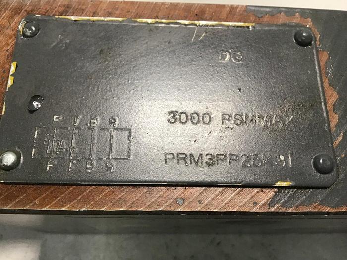 Used PARKER Valve PRM3PP25K31 USED